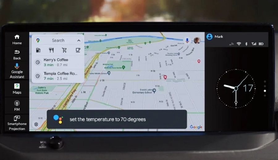 होन्डा एकोर्ड टुरिङ कारमा बिल्ट-ईन गुगल एप