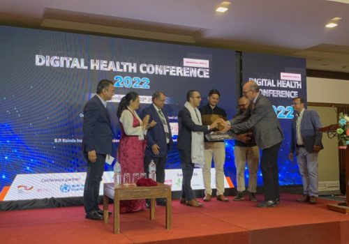 विकल्प डिजिटल हेल्थ इनोभेसन अवार्डबाट जिभि अनलाईन हेल्थ केयर सम्मानित