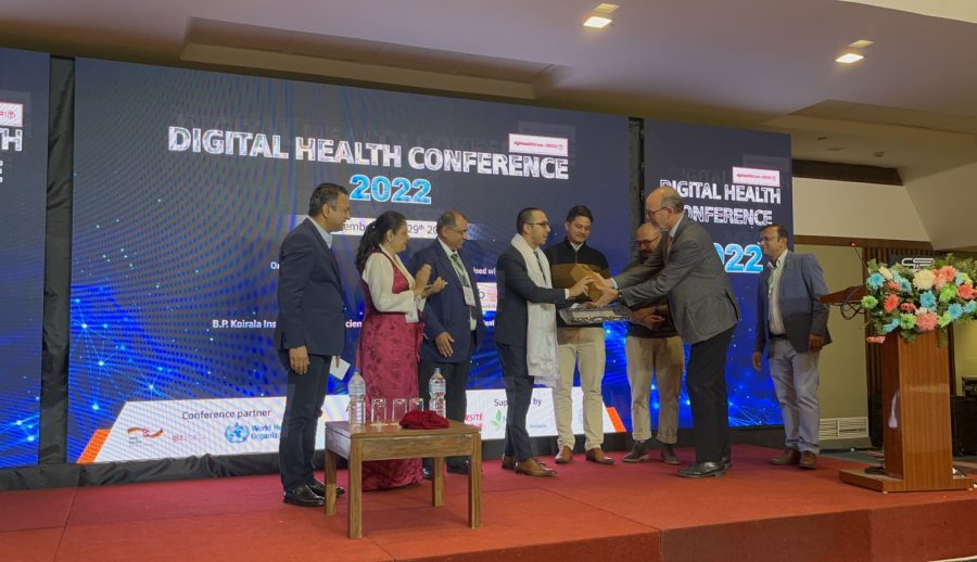 विकल्प डिजिटल हेल्थ इनोभेसन अवार्डबाट जिभि अनलाईन हेल्थ केयर सम्मानित