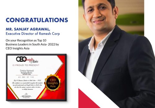 सञ्जय अग्रवाल सीईओ इनसाइट एशियाद्वारा दक्षिण एशियाका उत्कृष्ट १० बीजनेस लिडर्सको रुपमा सम्मानित