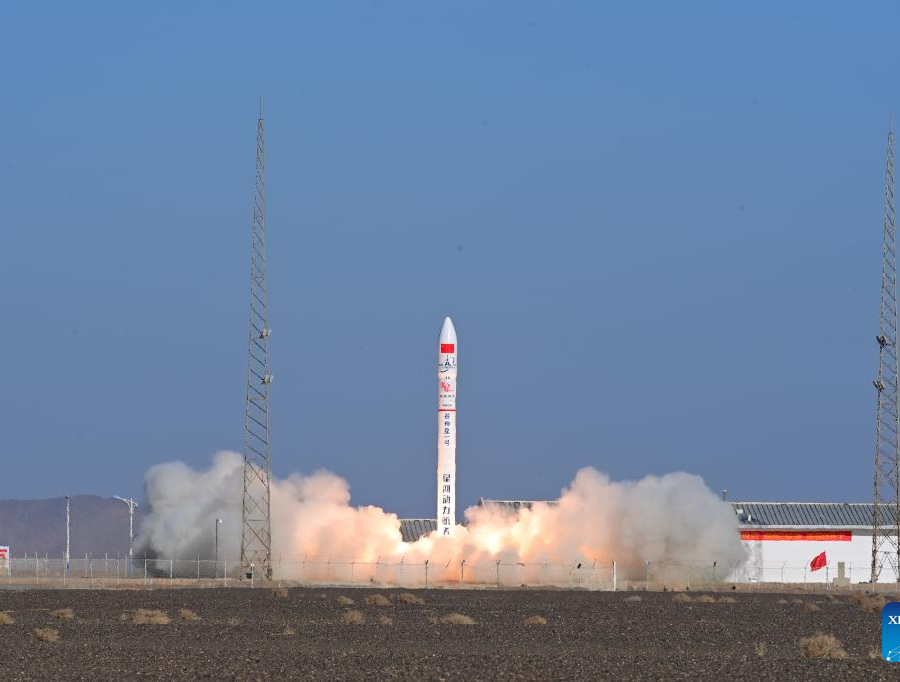 चीनको व्यावसायिक रकेट सेरेस-१ ले पाँचौं अन्तरिक्ष उडानबाट पाँच स्याटेलाइट प्रक्षेपण