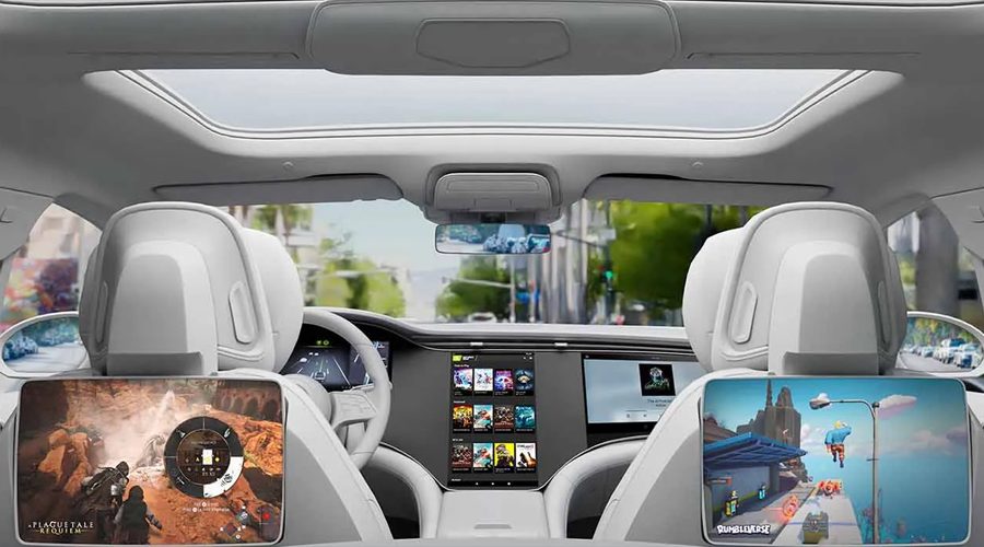 एनभिडियाले इलेक्ट्रिक भेहिकलहरुमा क्लाउड गेमिङ ल्याउँदै