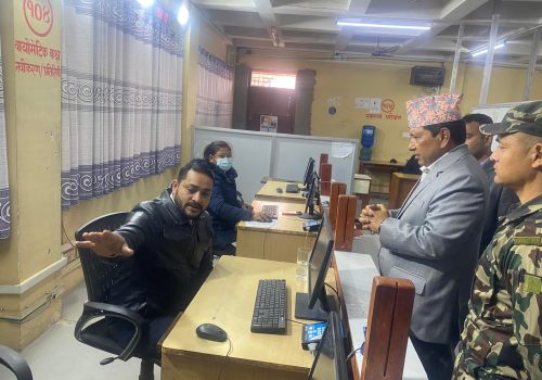 यातायातको कामलाई थप डिजिटलाइजेसन गरी सेवाग्राहीलाई सुविधा दिने