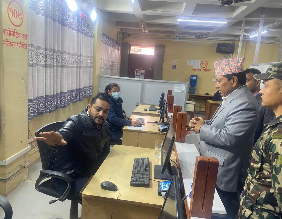 यातायातको कामलाई थप डिजिटलाइजेसन गरी सेवाग्राहीलाई सुविधा दिने