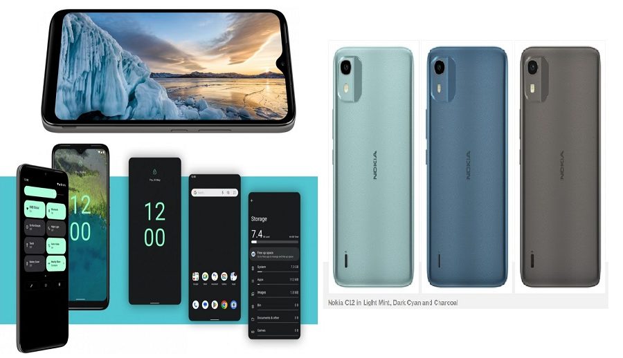एन्ड्रोइड १२ गो एडिसन र ६.३ इन्चको डिस्प्ले सहित नोकिया सी१२ सार्वजनिक