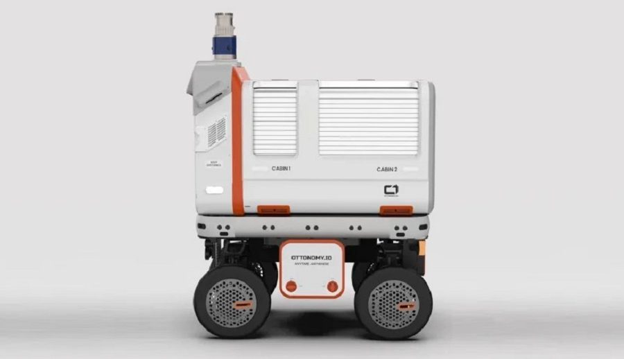 ओटोनोमीको डेलिभरी रोबोटले मानविय सहयोग बिना प्याकेज डेलिभरी गर्ने