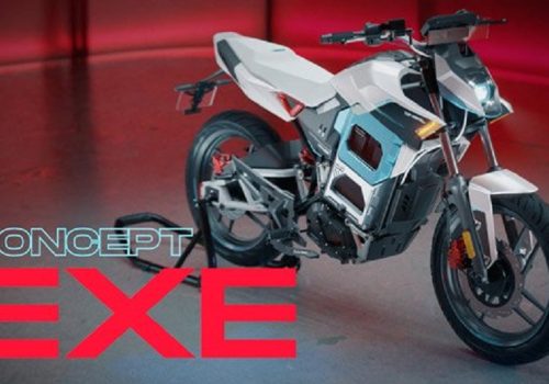 अटो एक्स्पोमा गियर युक्त इलेक्ट्रिक मोटरसाइकल सार्वजनिक