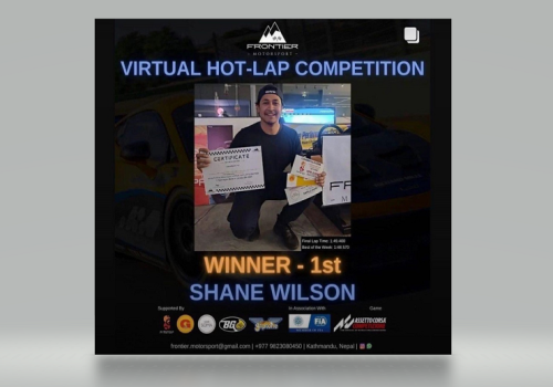 सेन वील्शनले जिते भर्चुअल हट ल्याप कम्पिटिसन