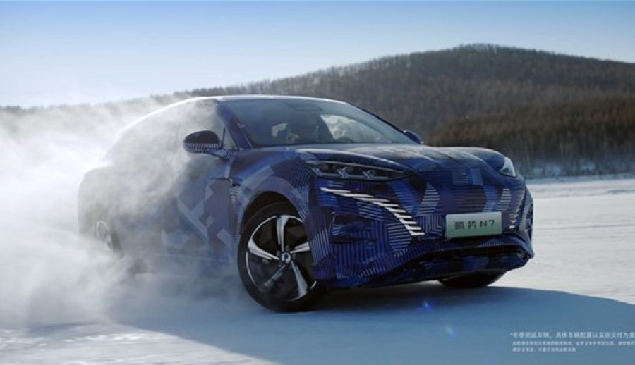 बीवाईडीको नयाँ एन७ एसयूभी मोडल स्नोई टिजरमा देखियो