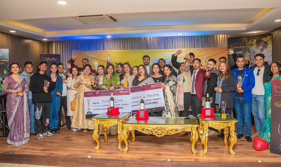 ‘क्यानभास ग्यापु टिकटक हिरोज’मा ३० टिकटकरलाई अवार्ड, नम्रताले जितिन् २ लाख नगद