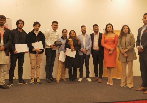 Former Miss Nepal had on the business pitches at the finale of the Hult Prize at IOE