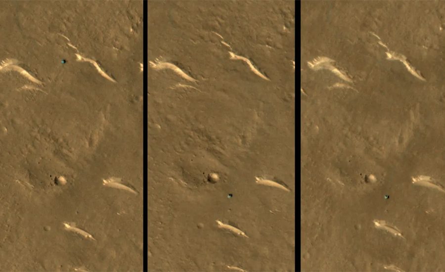नासा मार्स अर्बिटरले खिच्यो महिनौंदेखि स्थिर रहेको चीनको झुरोङ रोभरको तस्विर