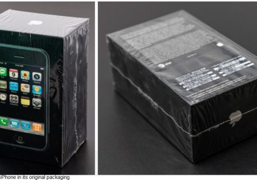 ‘फ्याक्ट्रि सिल्ड’ पहिलो पुस्ताको आईफोन ६३ हजार अमेरिकी डलरमा लिलामी