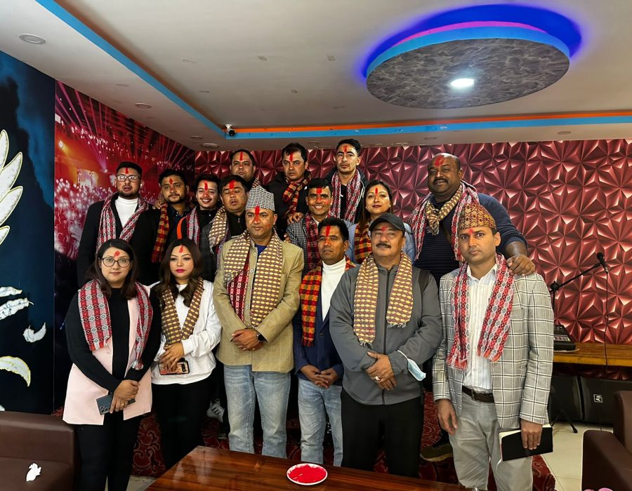 ताम्राकार कम्प्लेक्सका व्यवसायीको संस्था मोबाइल व्यापार संघको अध्यक्षमा गुरुदत्त शर्मा चयन