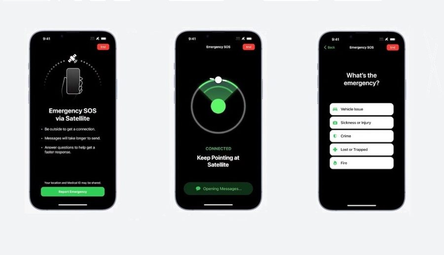 एप्पलको स्याटेलाइटमा आधारित आपतकालीन एसओएस फिचर थप ६ देशमा उपलब्ध हुने