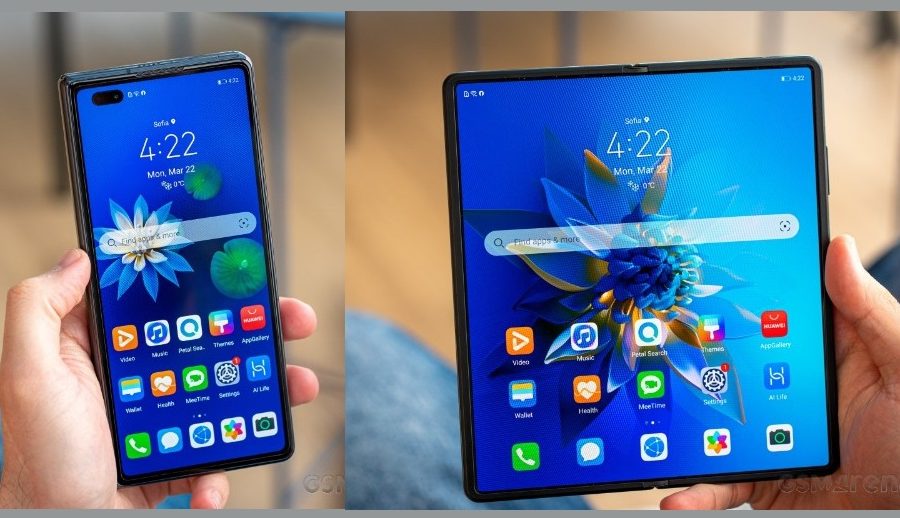 ह्वावे मेट एक्स३ को डिस्प्ले साइज सार्वजनिक