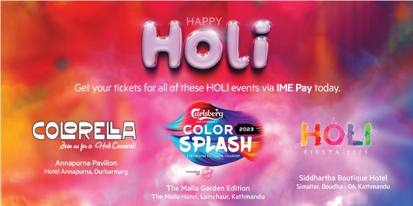 होली इभेन्टको टिकट खरिद गर्ने एकै प्लेटफर्म आइएमई पे