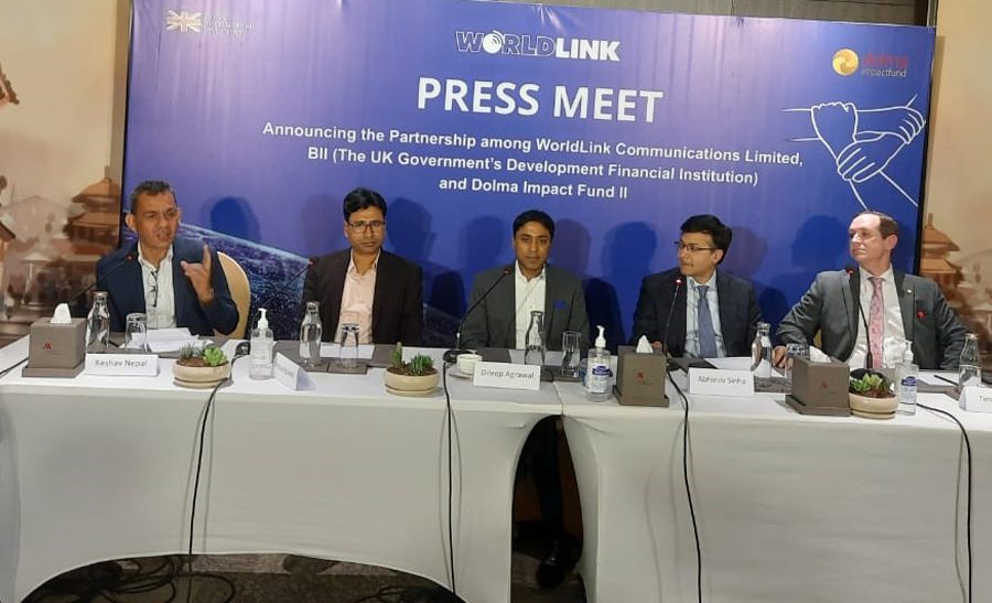 वर्ल्डलिंकमा ब्रिटिस इन्टरनेशनल इन्भेष्टमेन्ट र डोल्मा इम्प्याक्ट फण्डको दुई अर्बको लगानी 