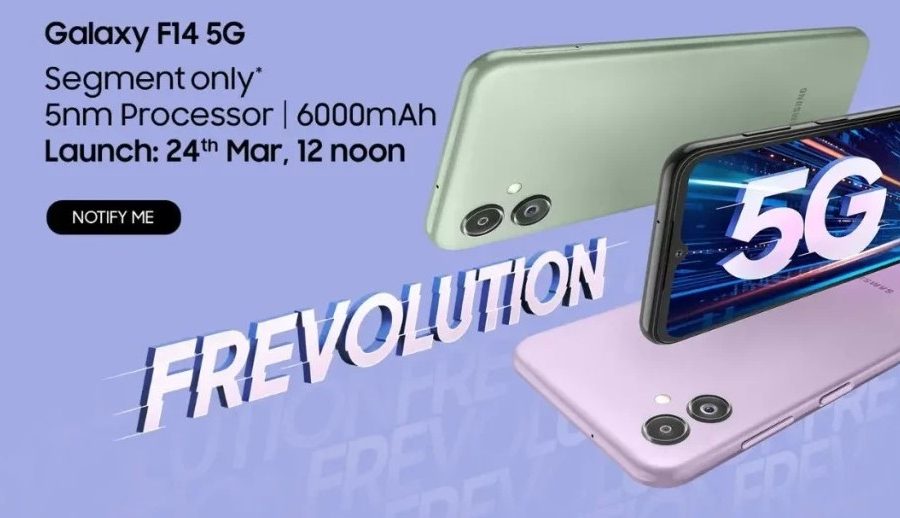 सामसङ ग्यालेक्सी एफ१४ ५जी को मूल्य लन्च हुनु अघि सार्वजनीक