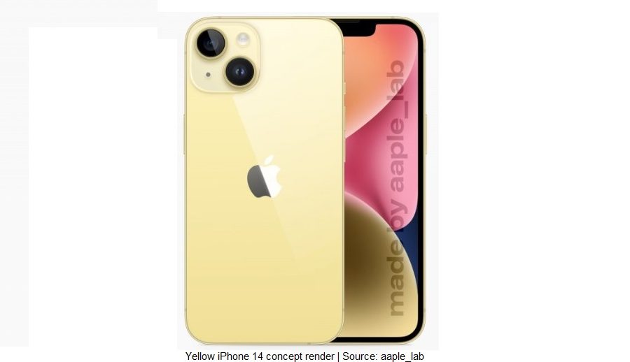 एप्पलले पहेंलो रंगको आईफोन १४ चाँडै लन्च गर्नसक्ने