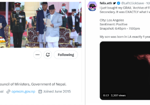 प्रधानमन्त्रीको ट्विटर अकाउन्ट ह्याक