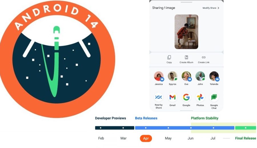 एन्ड्रोइड १४ बीटा १ उपलब्ध