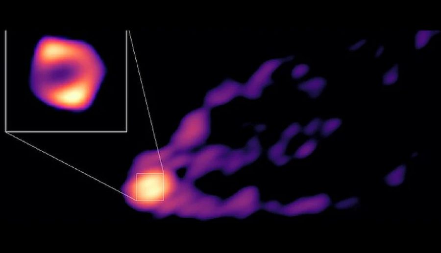 पहिलो पटक वैज्ञानिकहरूले देखे ब्ल्याक होलबाट निस्किएको शक्तिशाली जेट