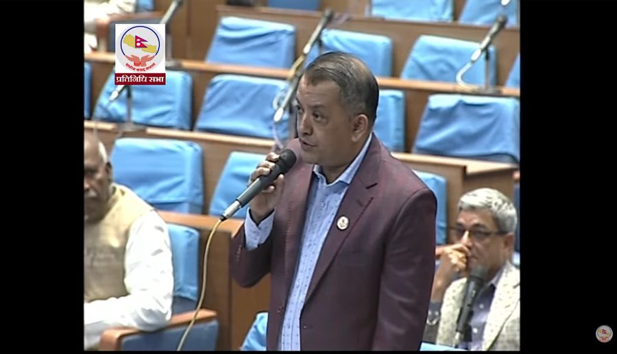 काठमाडौंका सबै ठाउँमा सीसी क्यामरा राख्न कांग्रेसका सांसद थापाको माग