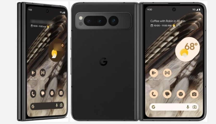 गुगल पिक्सेल फोल्ड आधिकारिक रेन्डरहरूमा देखियो