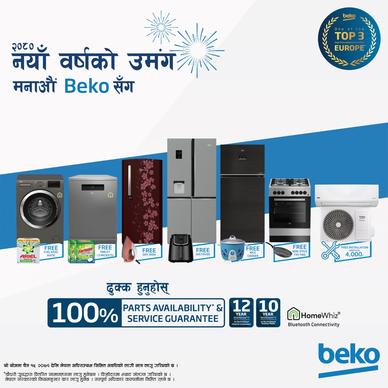 बेको इलेक्ट्रोनिक्स ब्राण्डको नयाँ बर्ष योजना सार्वजनिक