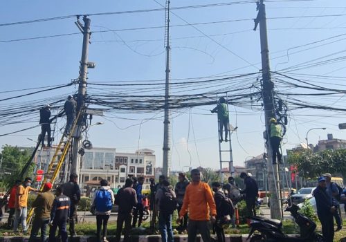 आजदेखि शुरु भयो इन्टरनेटको तार व्यवस्थापनको कार्य