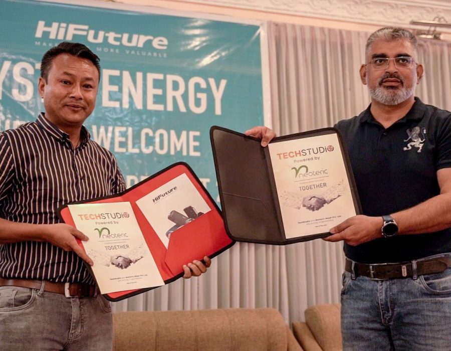 निओटेरिक नेपाल र टेक स्टुडियो बीच नेपालमा टेक्नोलोजी विकासलाई बढावा दिन साझेदारी