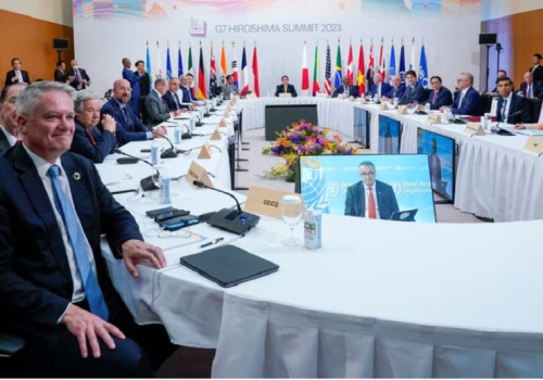 जी७ राष्ट्रद्वारा एआईको लागि विश्वव्यापी प्राविधिक मापदण्ड विकास गर्न आह्वान