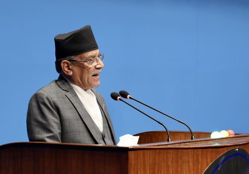 हेलो सरकारलाई ससक्त बनाईने, स्रोत साधनको अभाव हुन नदिइने प्रधानमन्त्रीको भनाई