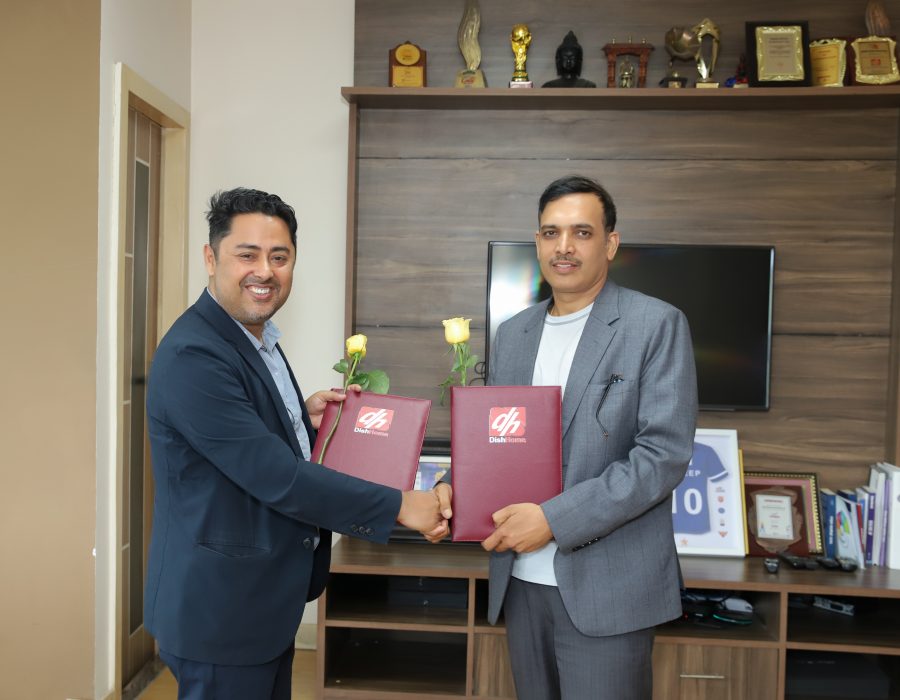 डिशहोम र ओ एस आर डिजिटल बिच सहकार्य