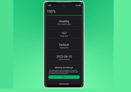 एन्ड्रोइड १४ ले फोन र ट्याब्लेटहरूमा ब्याट्री हेल्थ फिचर ल्याउने