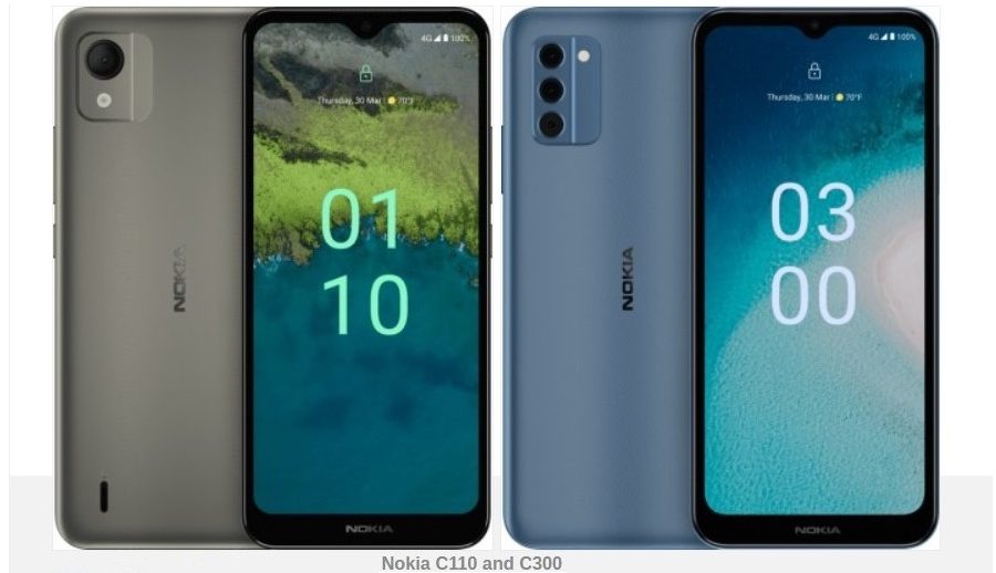नोकिया सी११० र सी३०० घोषणा, इन्ट्री लेभलका फिचर र बजेट फोन