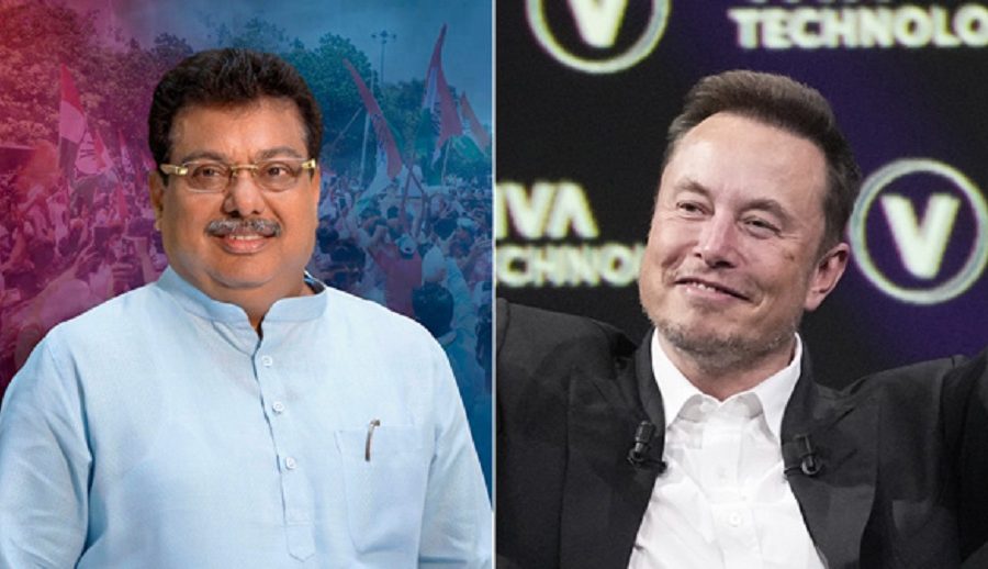 इलन मस्कलाई भारतको कर्नाटकमा टेस्ला उत्पादन गर्न आग्रह