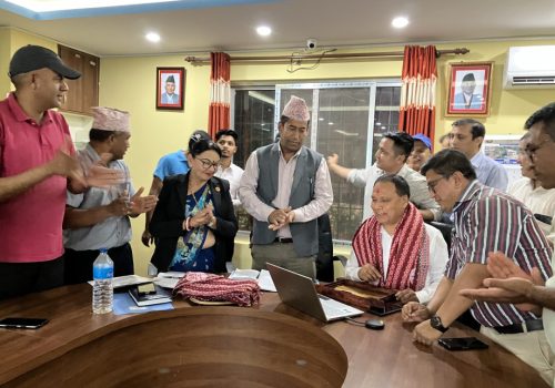 हाइमास्ट तथा स्मार्ट स्ट्रिट लाइटबाट बेथान र मन्थली झिलिमिली