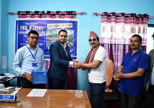 दार्चुलामा एनटी फाइबर सेवा सुरु