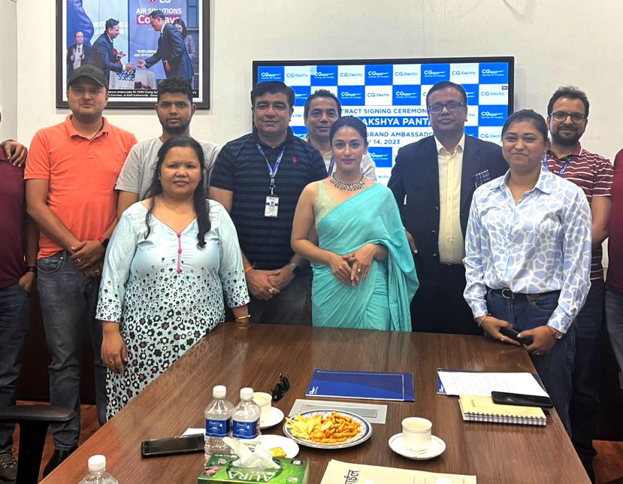 Actress Surakshya Panta announced as Brand Ambassador for CG Electric