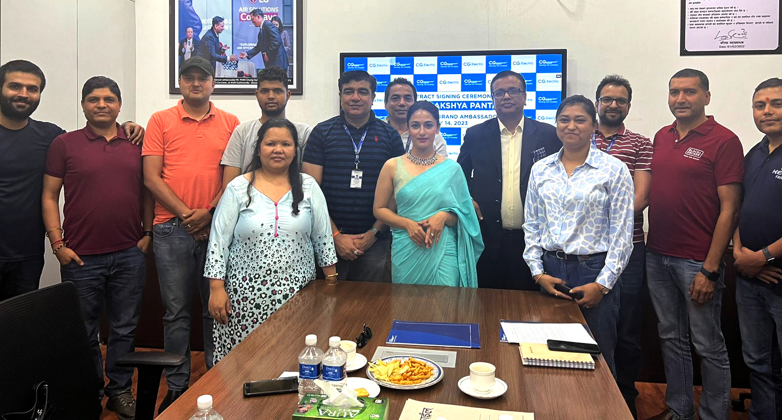 Actress Surakshya Panta announced as Brand Ambassador for CG Electric