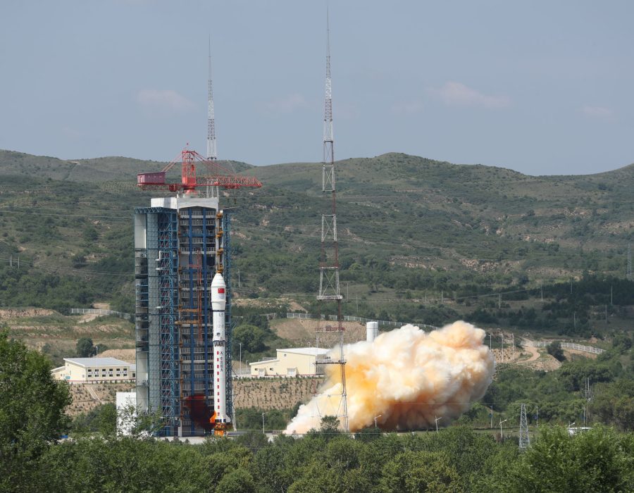 China sends four satellites into space