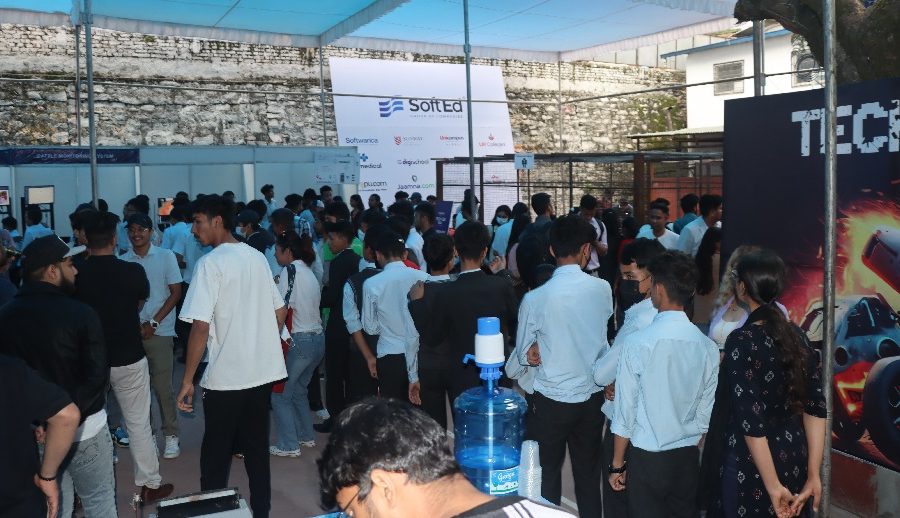 सफ्टवेरिका कलेजले आयोजना गरिरहेको “टेक–ईएक्स २०२३” लाई हेरौं तस्विरहरुमा