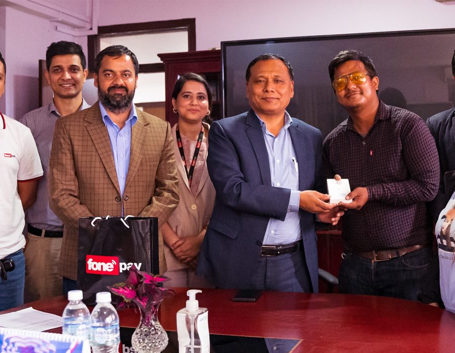 Fonepay Campaign Winner honored by NEA’s MD Kulman Ghising