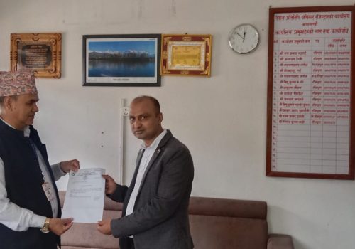 प्रतिलिपि अधिकार रजिष्ट्रारको कार्यालयको विज्ञमा क्यान महासंघका महासचिव अधिकारी मनोनयन