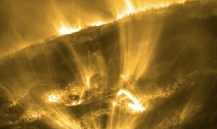 सूर्यमा उल्का वर्षा ! अन्तरिक्ष यानले ४.९ करोड किलोमिटर टाढाबाट खिच्यो तस्विर