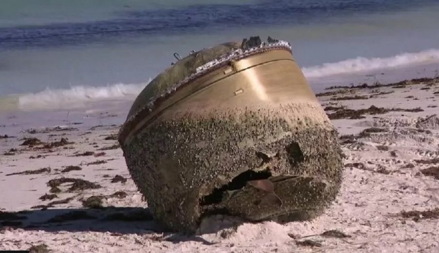 अष्ट्रेलियाको समुद्र तटमा भेटिएको विशाल धातु चन्द्रयान ३ को नभएको इसरोको दाबी