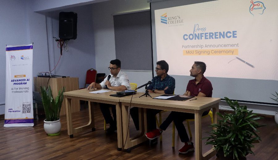 किङ्ग्स कलेज र नामी बिच ‘एआई शैक्षिक कार्यक्रम’ सञ्चालन गर्न साझेदारी घोषणा