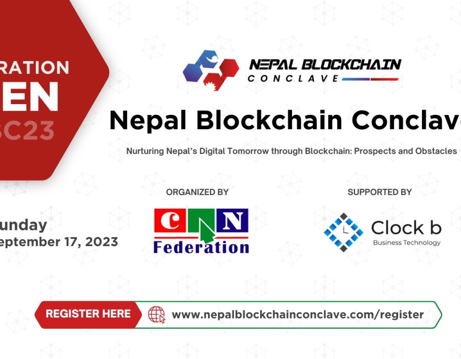 क्यान महासंघले आयोजना गर्ने ‘नेपाल ब्लकचेन कन्क्लेभ’ का लागि रजिस्ट्रेसन खुला